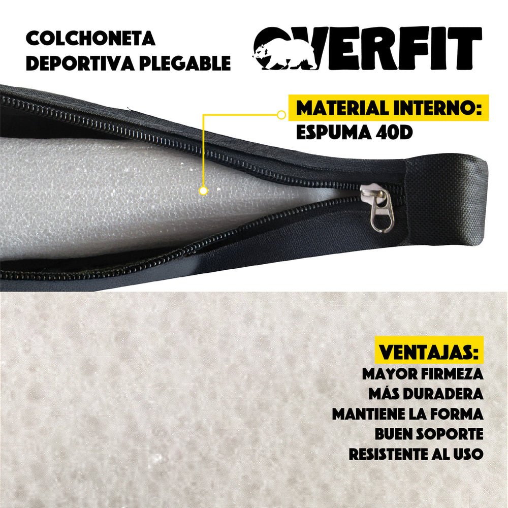 Colchoneta Deportiva Overfit 50 mm Ejercicios Abdominales