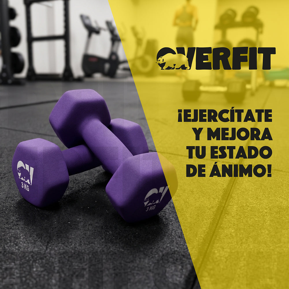 Kit mancuernas Overfit ejercicio