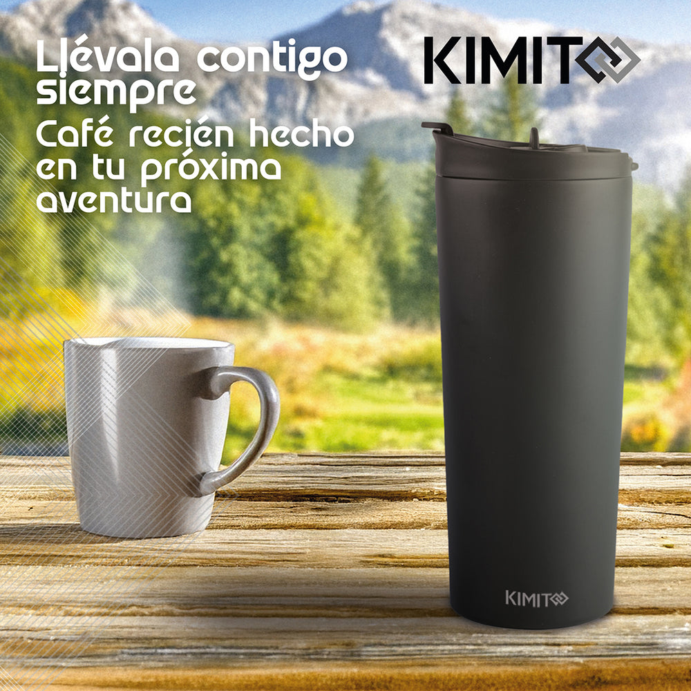 Prensa Francesa Portatil Kimito 500 Ml Cafetera travel