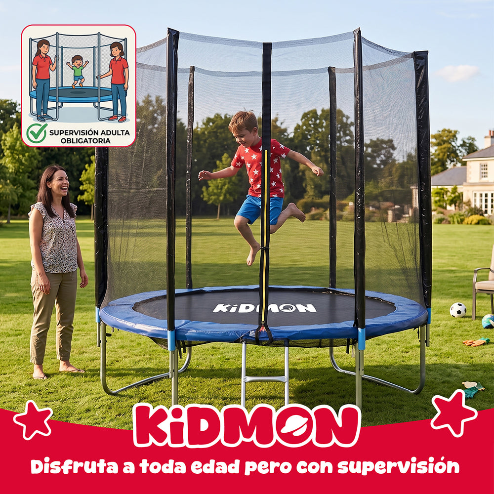 Cama Elastica Para Ninos 2.4 Metros Kidmon Cama Saltarina