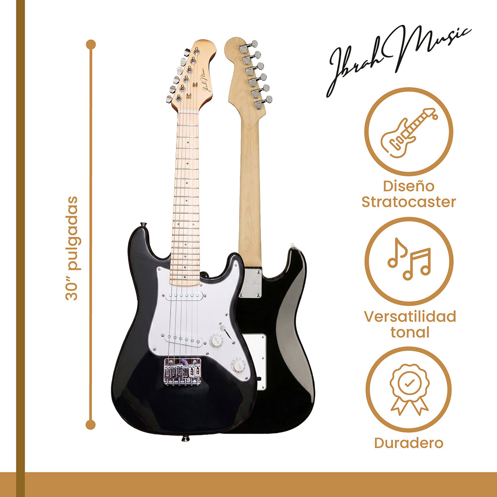 Guitarra Eléctrica 30 Pulgadas Niño Ibrah Music - 03
