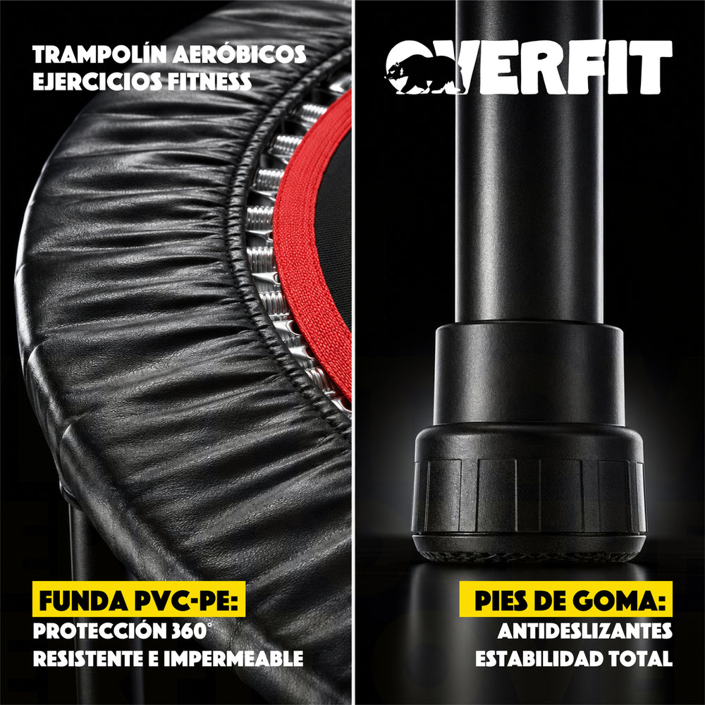 Trampolín Brincolín Aeróbicos Overfit Ejercicio Fitness Yoga