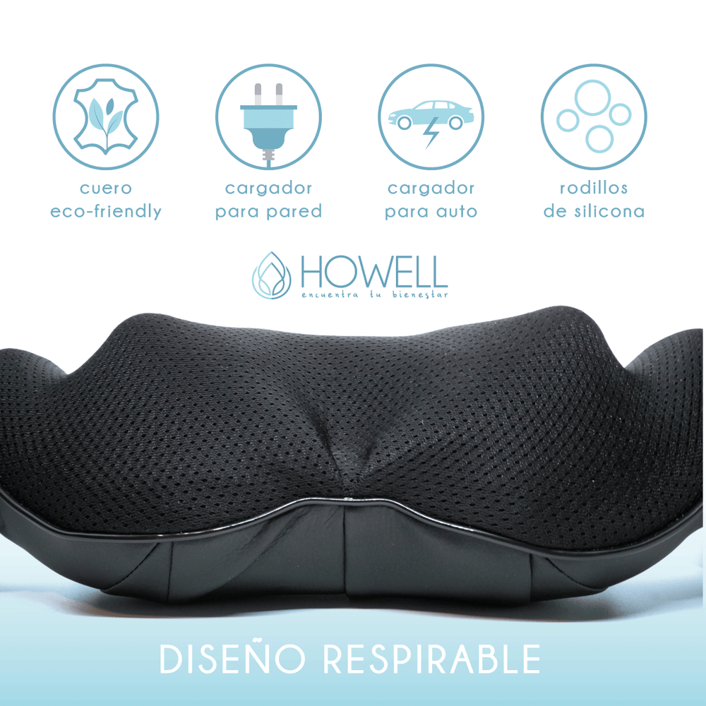 Masajeador Cervical Howell Espalda Cuello Hombros Masajes