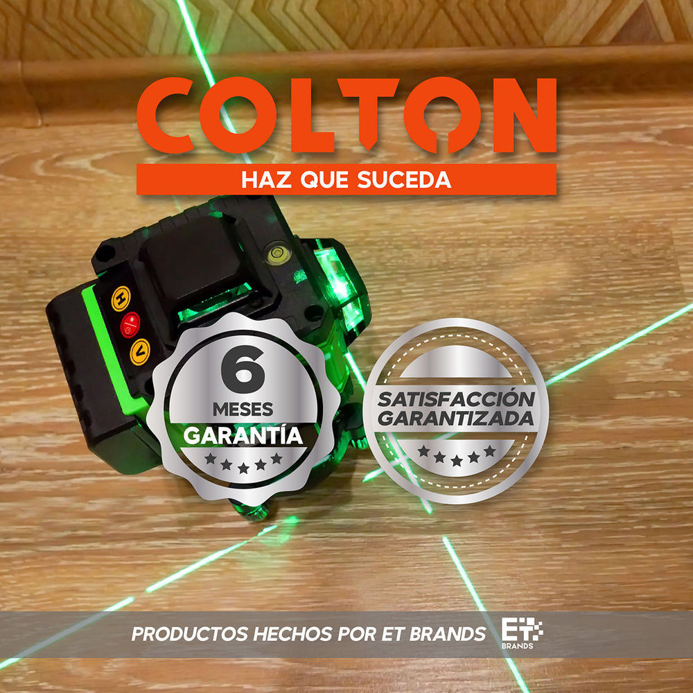 Nivel Láser 16 Líneas Colton Auto + 2 Baterías + Trípode