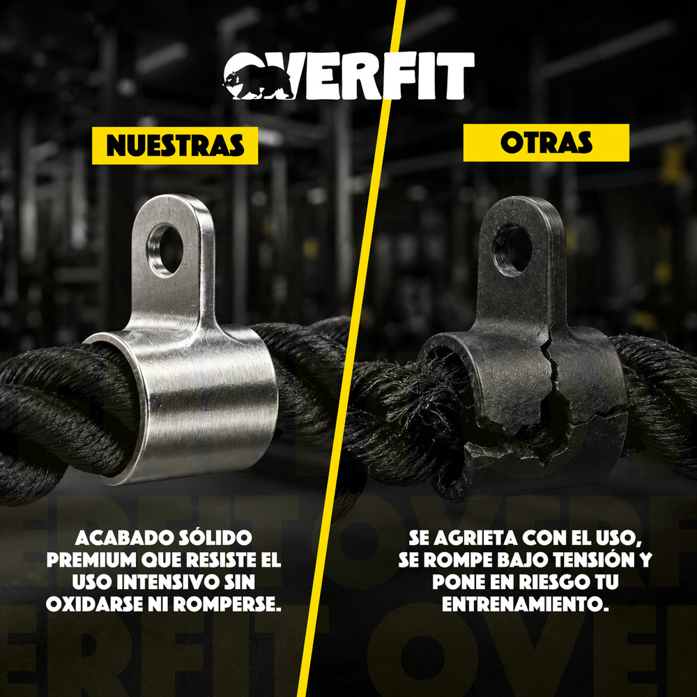 Agarre Cuerda Triceps Overfit - Vista 7