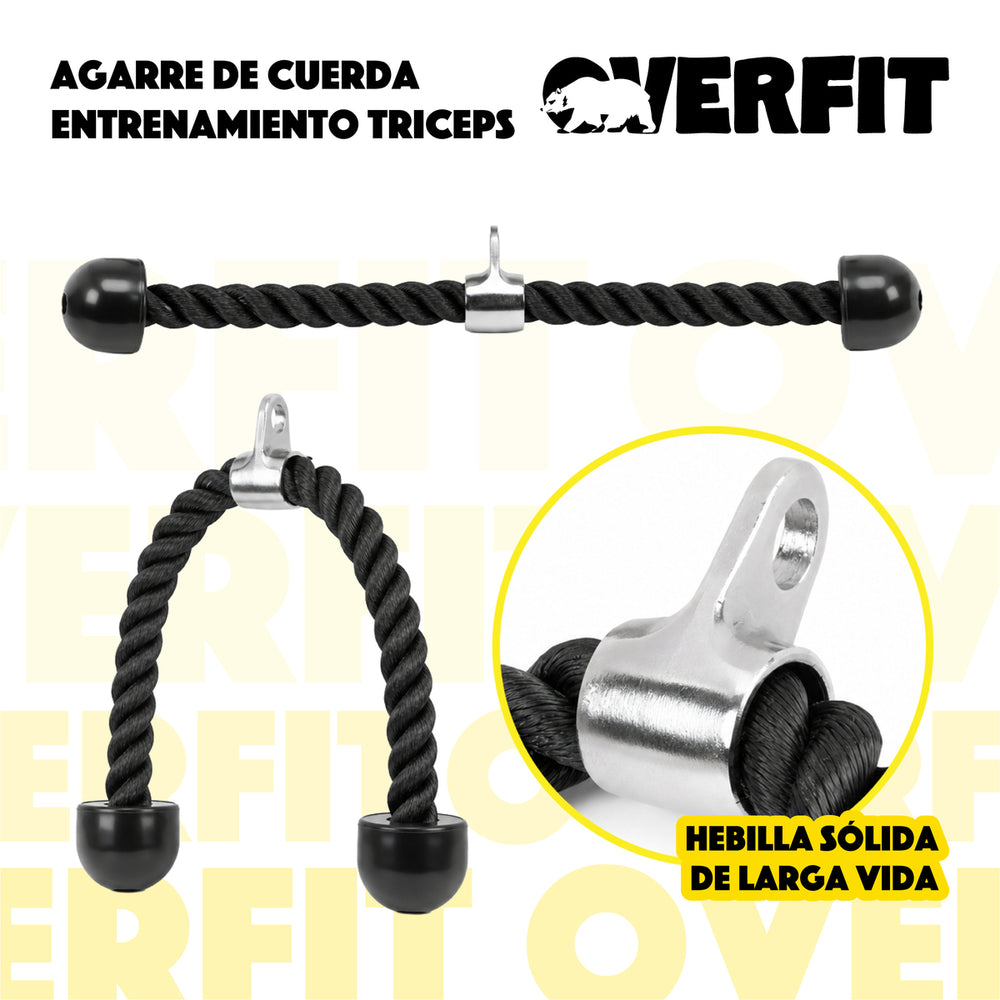 Agarre Cuerda Triceps Overfit - Vista 2