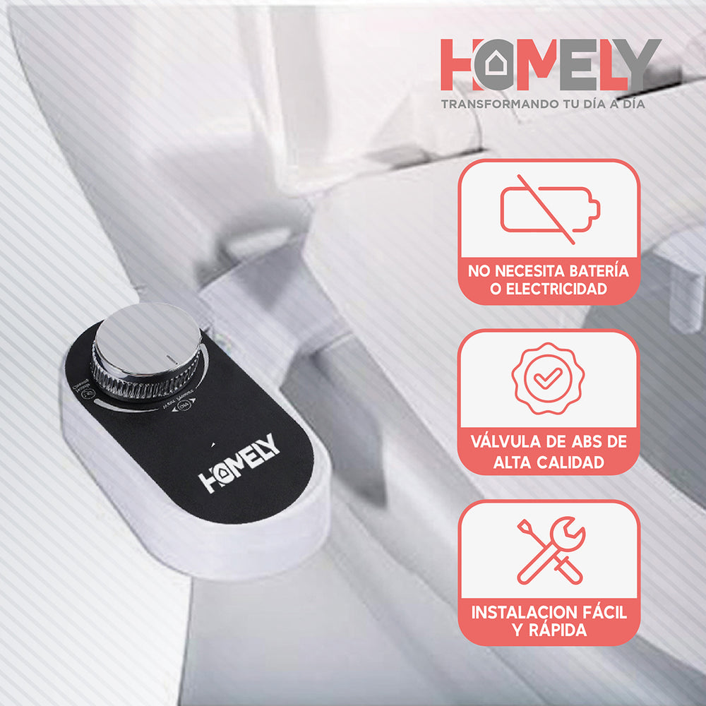 Bidet Ducha Árabe Turca Homely Para WC Inodoro Set Completo