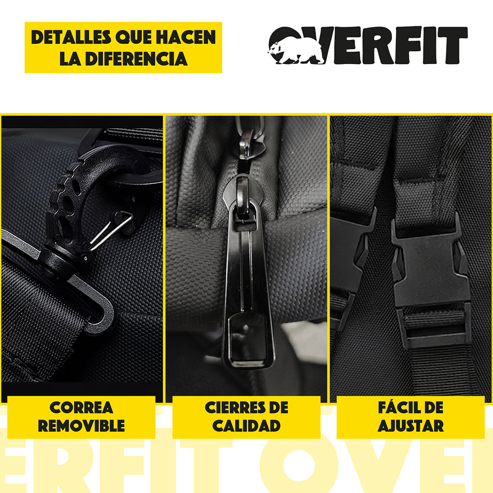 Bolso Gym Deportivo Duffel Overfit 45L Gimnasio Entrenamient