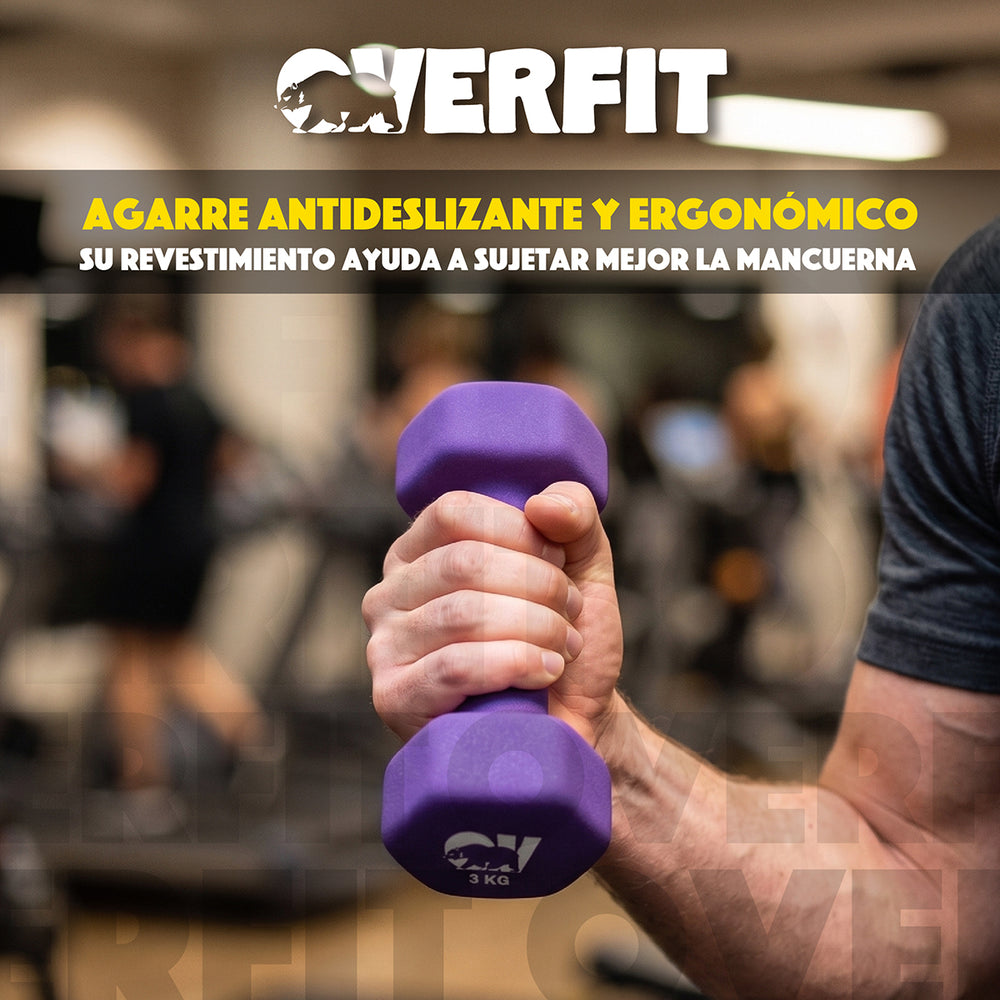 Mancuernas Overfit detalle