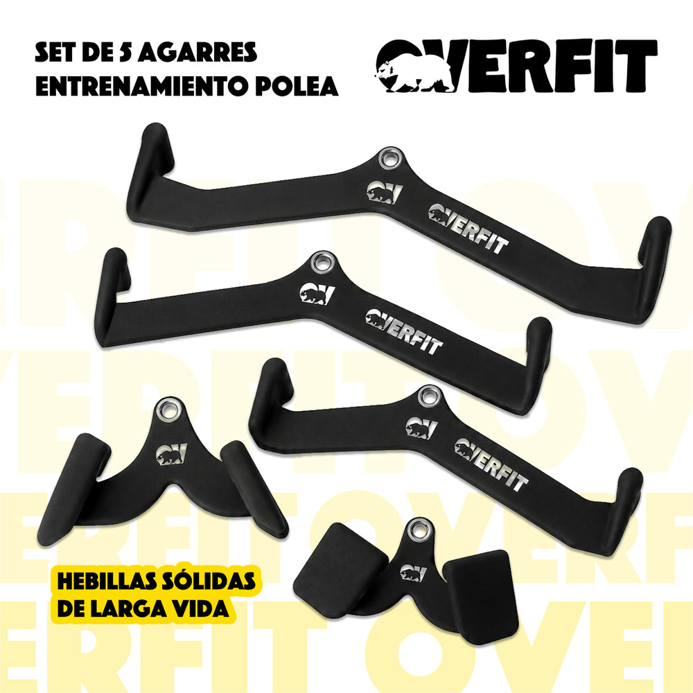 Set De 5 Agarres Ergonomicos Pro Overfit - Imagen 2