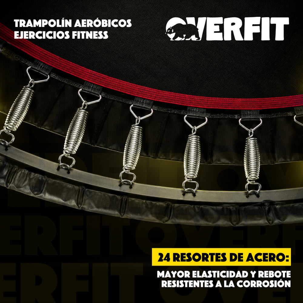 Trampolín Brincolín Aeróbicos Overfit Ejercicio Fitness Yoga