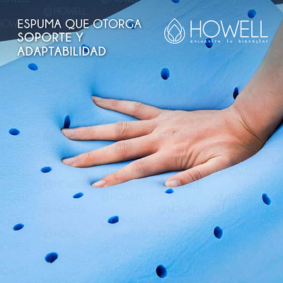 Almohada Viscoelástica Memory Howell Agujeros 40x60cm