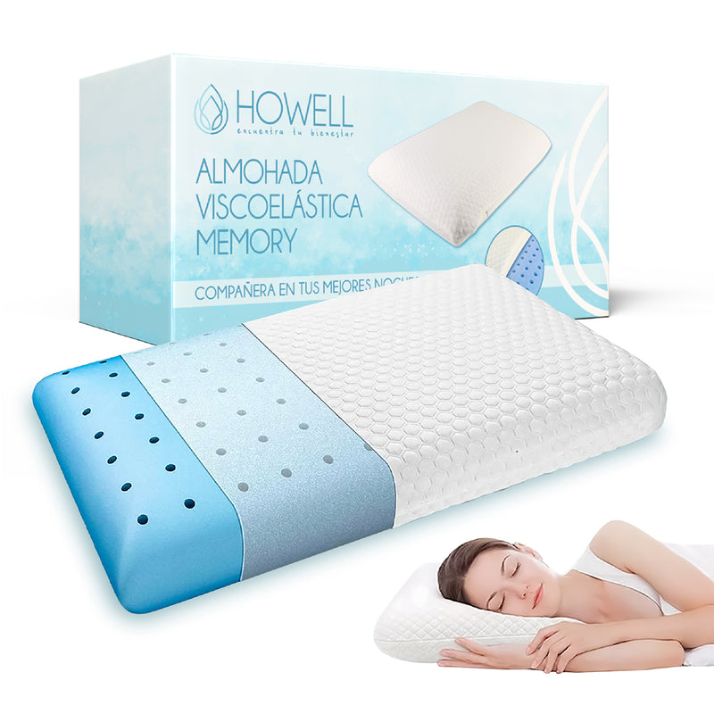 Almohada Viscoelástica Memory Howell Agujeros 40x60cm