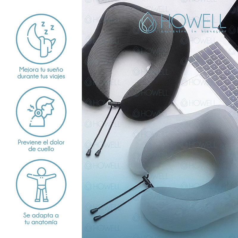 Almohada Cervical de Viaje Howell Visco Memory + Accesorios