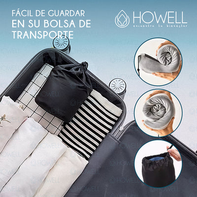 Almohada Cervical de Viaje Howell Visco Memory + Accesorios