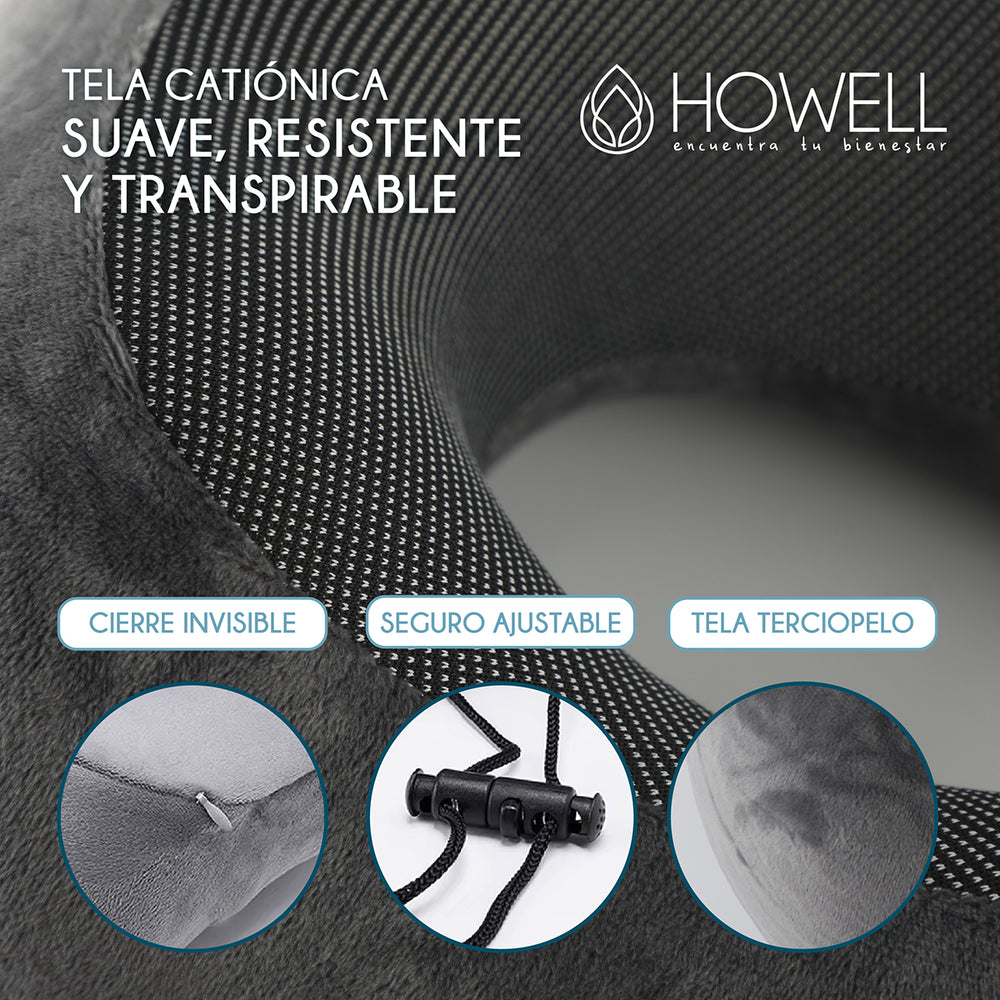 Almohada Cervical de Viaje Viscoelástica
