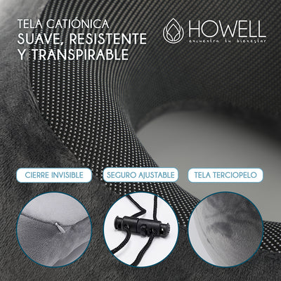 Almohada Cervical de Viaje Howell Visco Memory + Accesorios