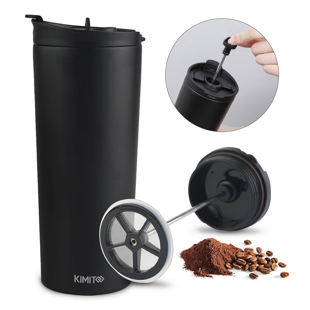 Prensa Francesa Portatil Kimito 500 Ml Cafetera travel