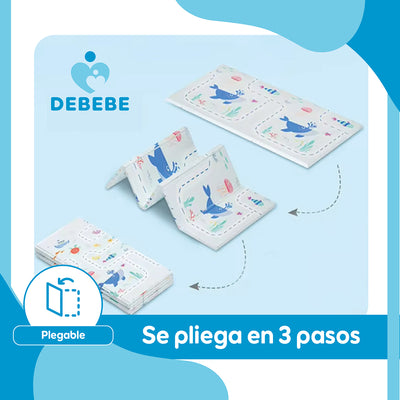 Alfombra Antigolpes Bebe Plegable Debebe 180x190x1cm
