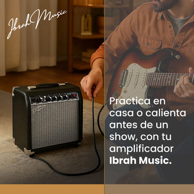 Amplificador Guitarra Electrica y Electroacustica Ibrah KA-20W