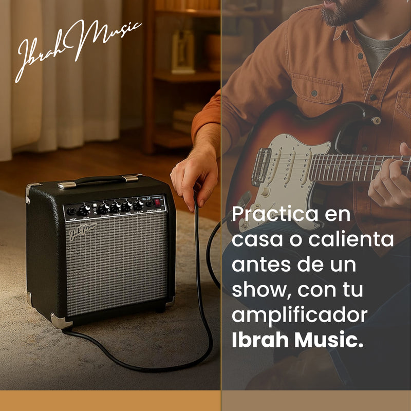 Amplificador Guitarra Electrica y Electroacustica Ibrah KA-20W