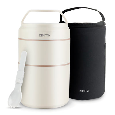 Termo Comida y Liquido Kimito Acero 1200 Ml Multiproposito