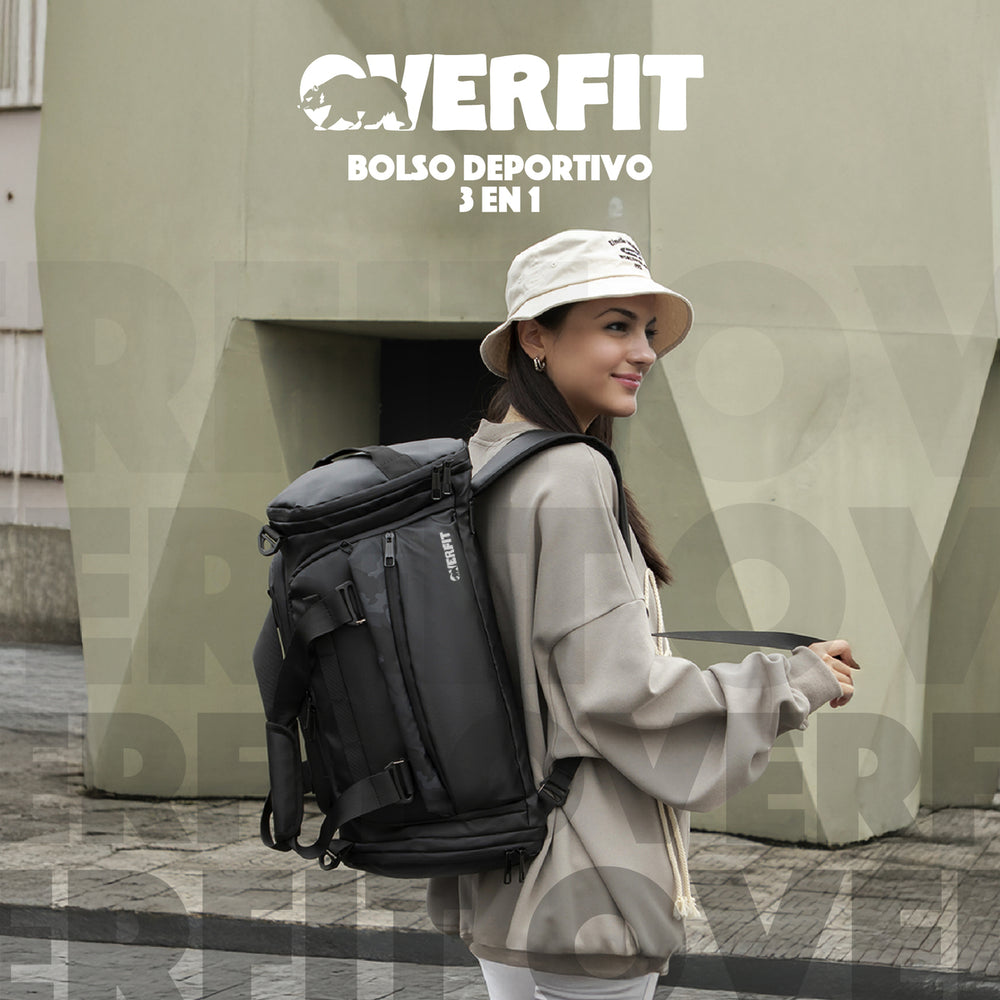 Bolso Gym Deportivo Duffel Overfit 45L Gimnasio Entrenamient