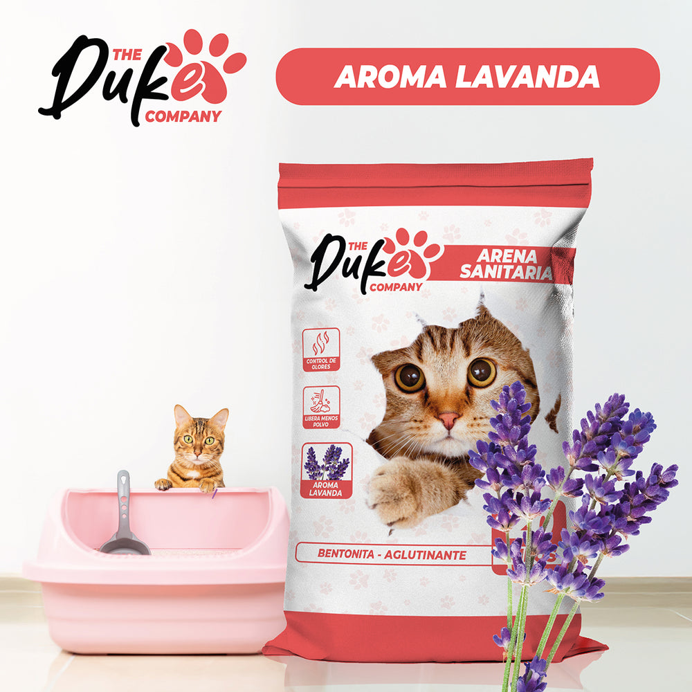 Arena para Gato Bentonita 20 kg Lavanda