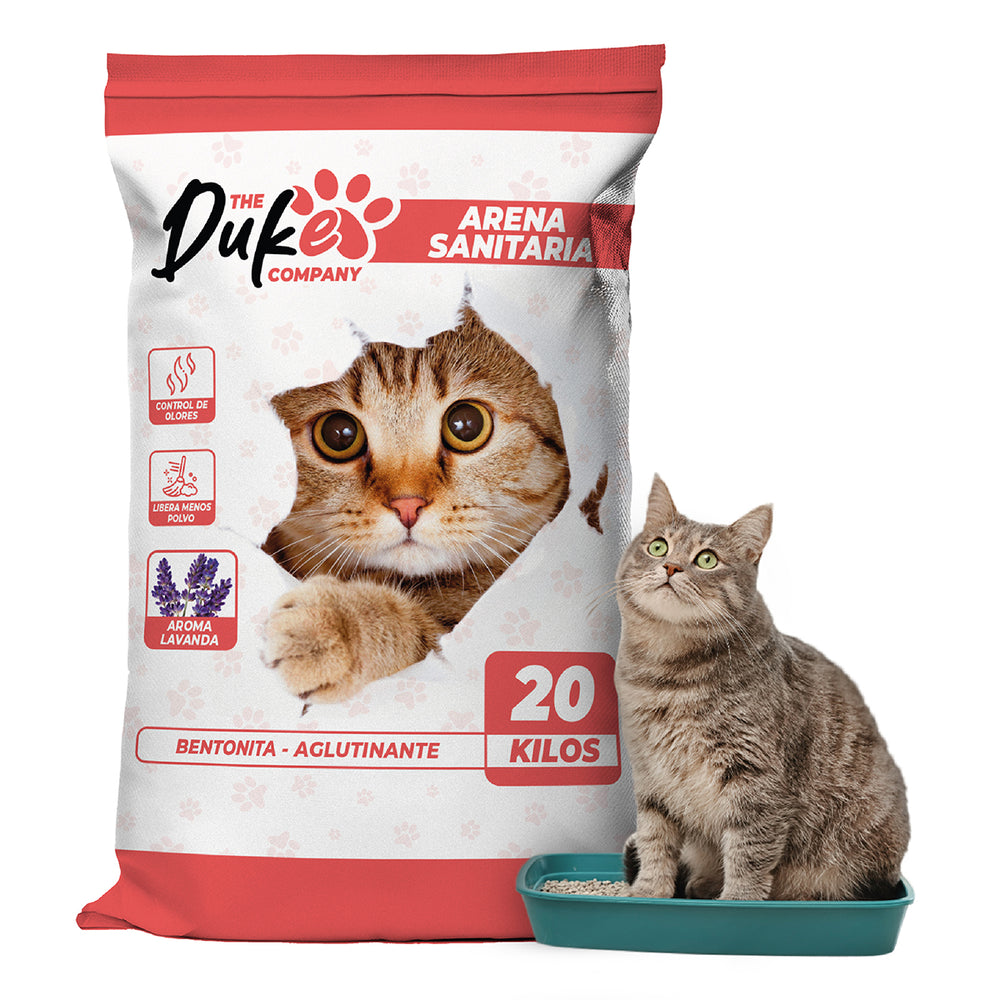 Arena para Gato Bentonita 20 kg Lavanda