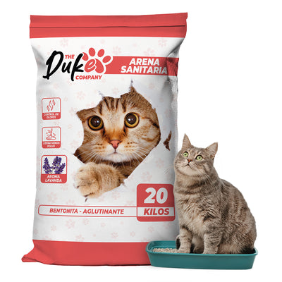 Arena para Gato Bentonita 20 kg Lavanda