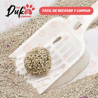 Arena Para Gato 5 Kilos Duke Bentonita Aglutinante Lavanda