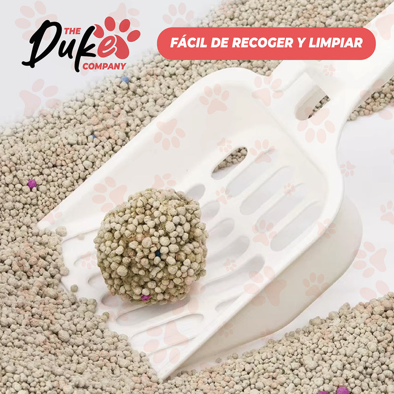 Arena Para Gato 5 Kilos Duke Bentonita Aglutinante Lavanda