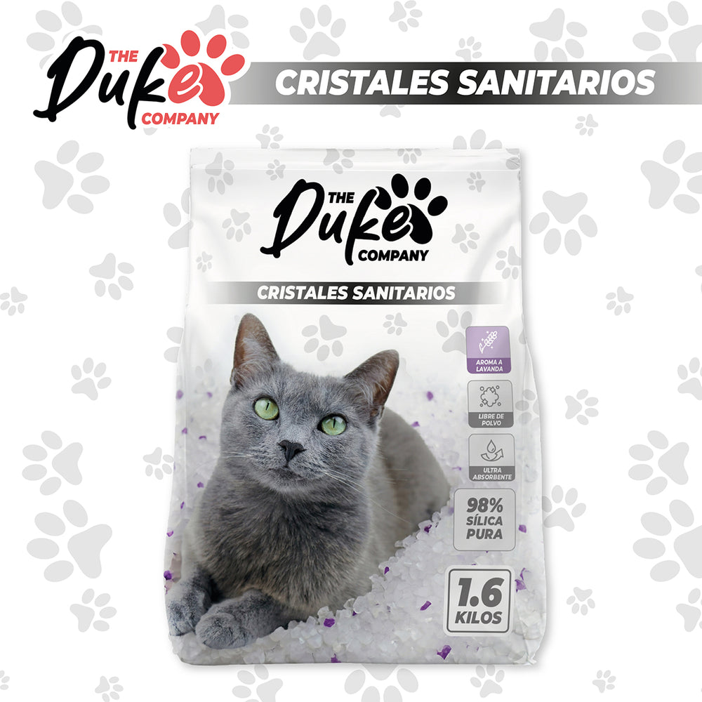 Arena Para Gato Cristal Duke - Detalle cristales de sílica