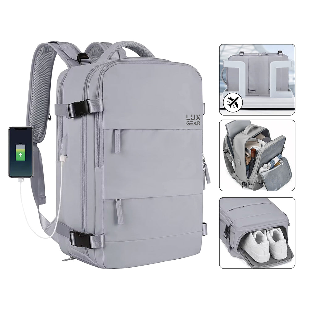 Mochila De Viaje Luxgear NomadLife Impermeable Cabina