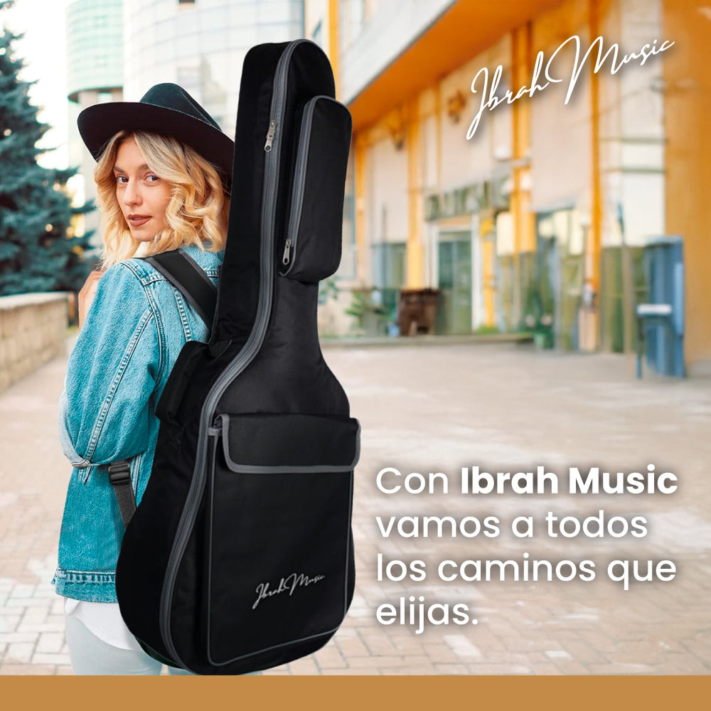 Funda Para Guitarra 41 Pulgadas Ibrah Bolso De Transporte