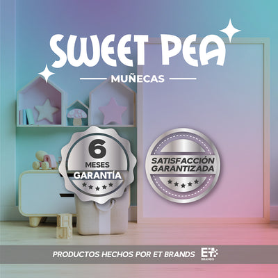 Bebé Reborn Ojos Cerrados Sweet Pea Realista Silicona 55 Cm