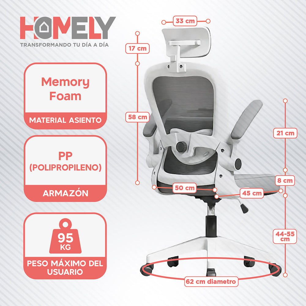 Silla Oficina Ergonómica Escritorio Gerencial Ejecutiva