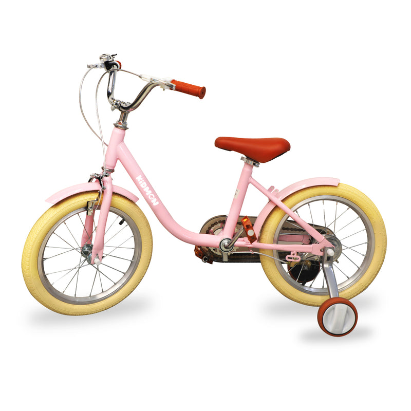Bicicleta Infantil Aro 16 Kidmon Ruedas de Aprendizaje Niña