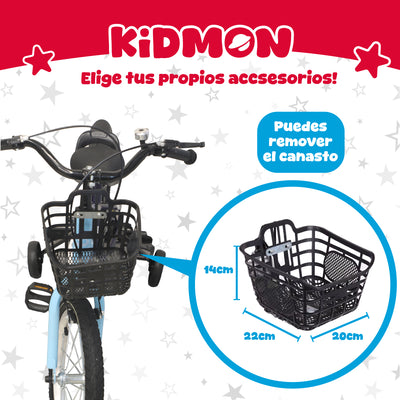 Bicicleta Infantil Aro 16 Kidmon Ruedas de Aprendizaje Niño