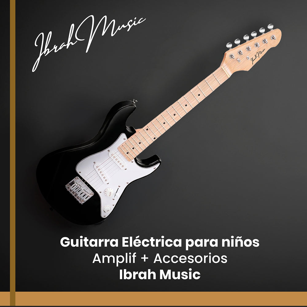 Guitarra Eléctrica 30 Pulgadas Niño Ibrah Music - 02