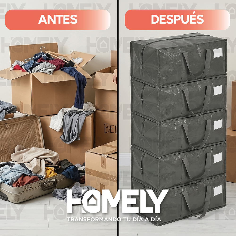 Set de bolsas Homely para almacenar ropa de cama