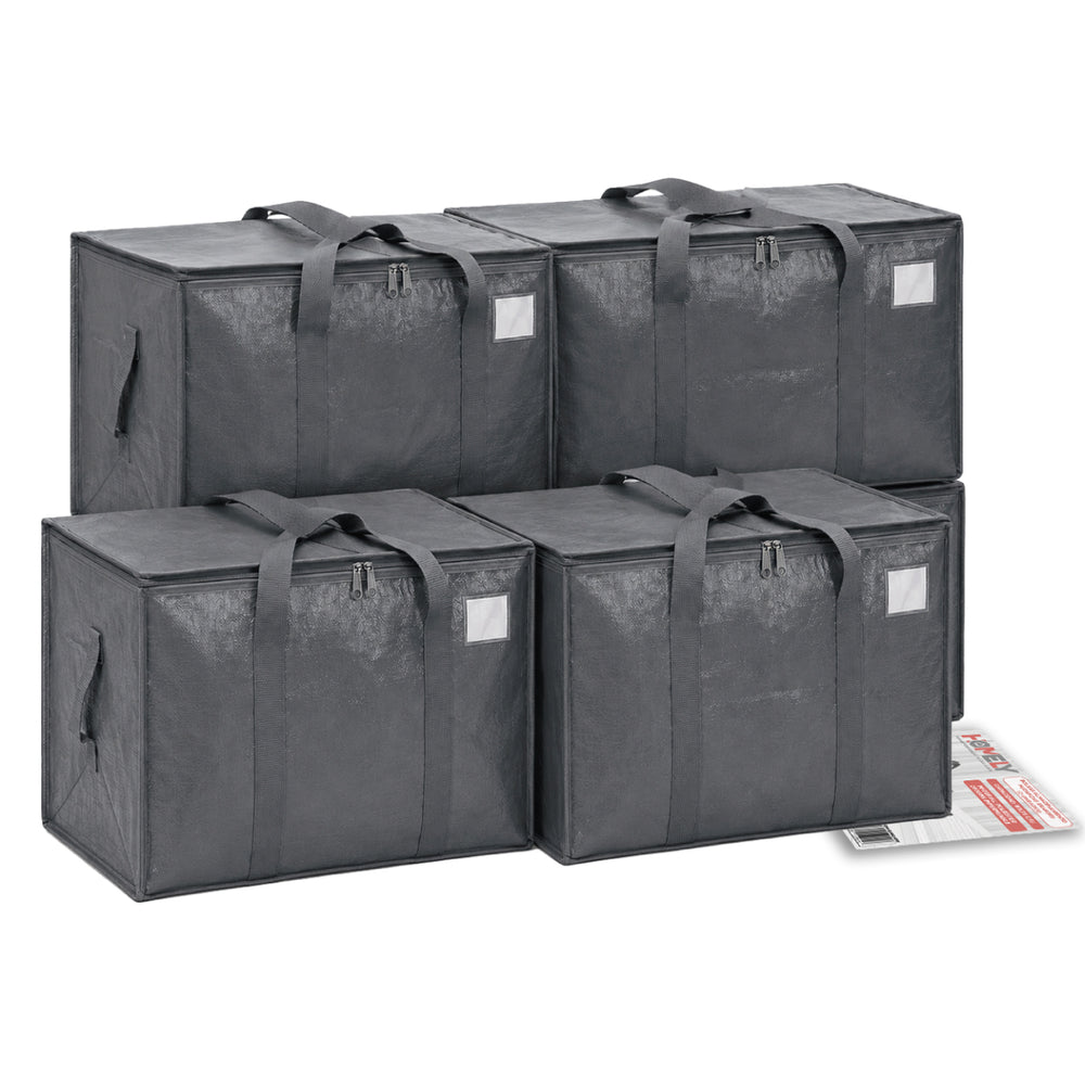 Bolsas mudanza extra grande Homely 90 litros gris set 4 unidades