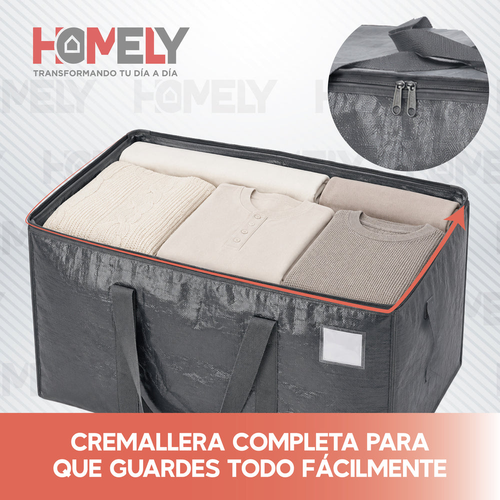 Bolsas mudanza Homely cremallera completa