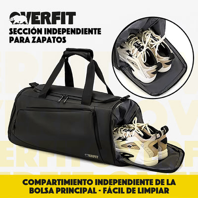 Bolso Deportivo Duffel Gym 3 en 1 Overfit Oxford Impermeable
