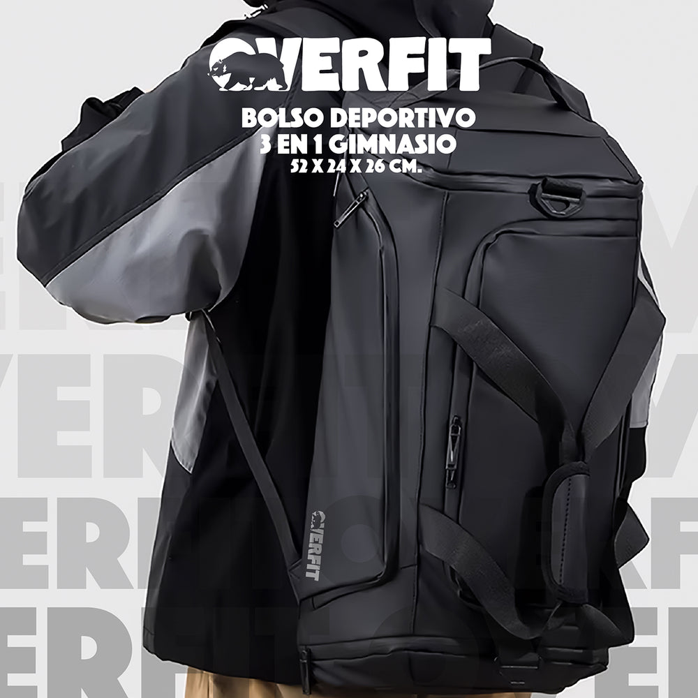 Bolso Deportivo Duffel 3 en 1 Impermeable