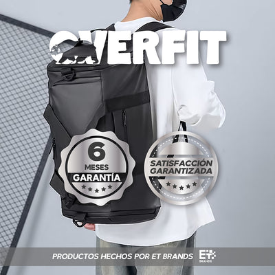 Bolso Deportivo Duffel Gym 3 en 1 Overfit Oxford Impermeable
