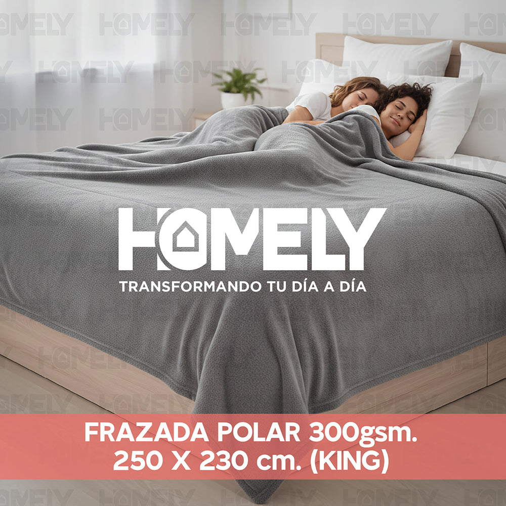 Frazada Polar Termica King 300GSM Homely Manta 250x230cm