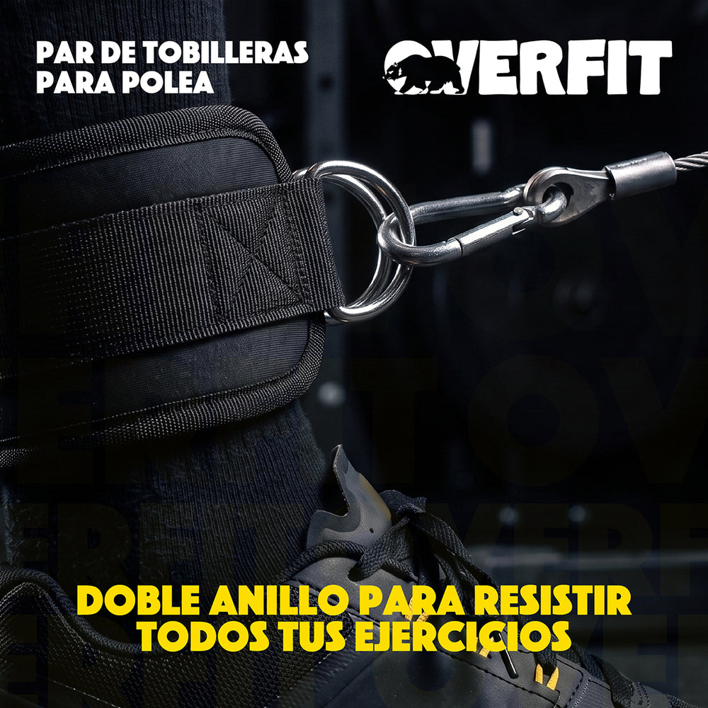 Tobilleras Para Polea Overfit - Vista 5
