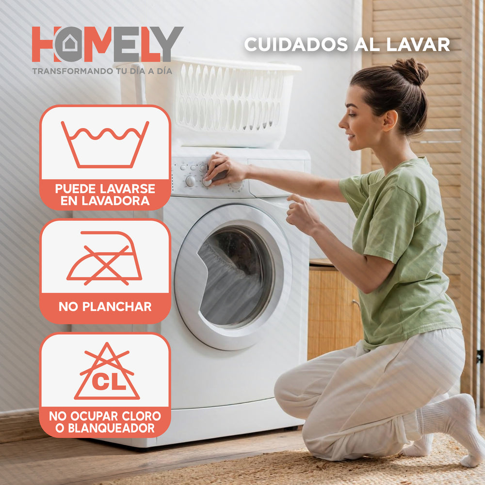 Topper Cubre Colchon King Homely Acolchado Hipoalergenico Eslastico Premium Blanco Protector Viscoelastico