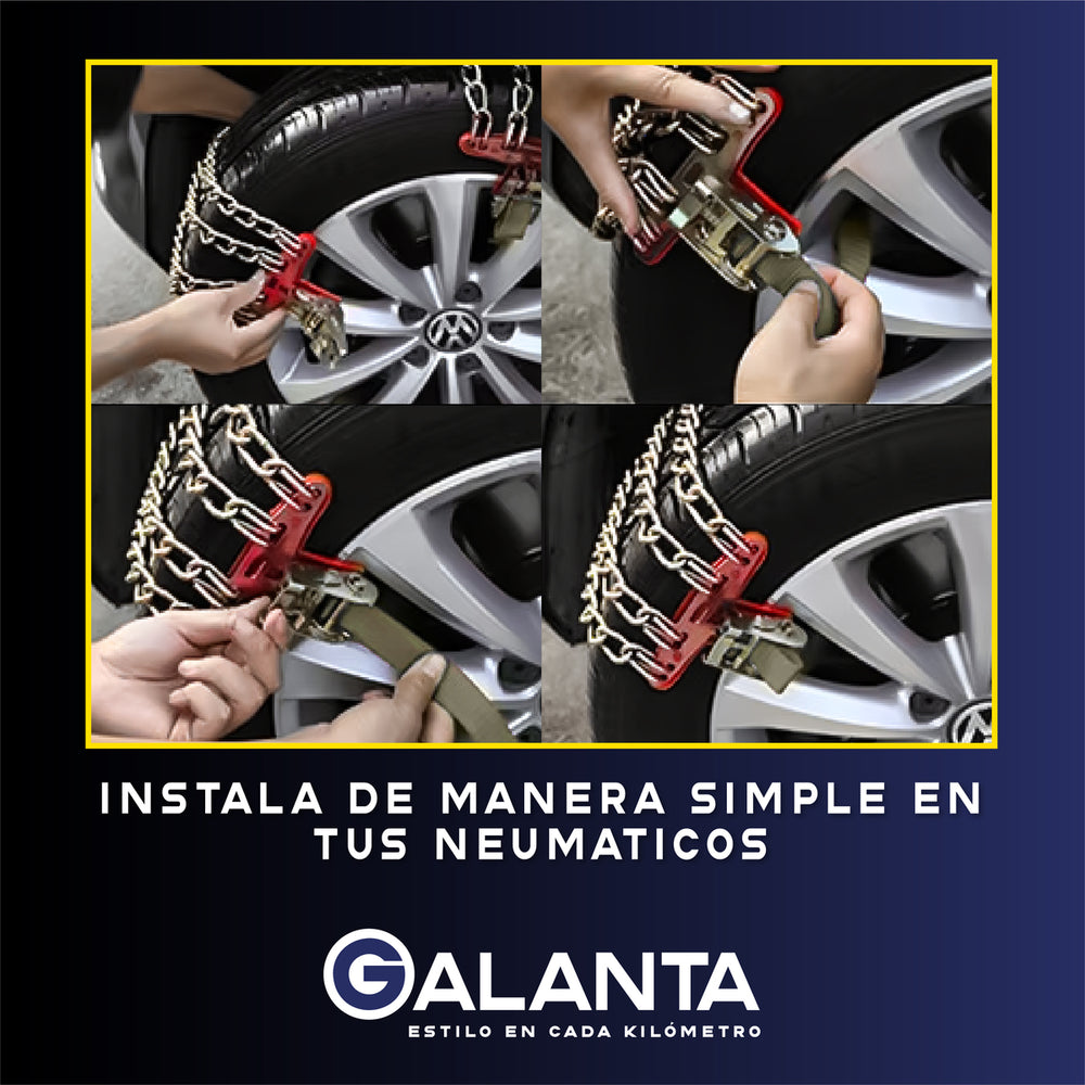 Cadenas para Nieve Auto/Camioneta 225-275 mm (Set x6)